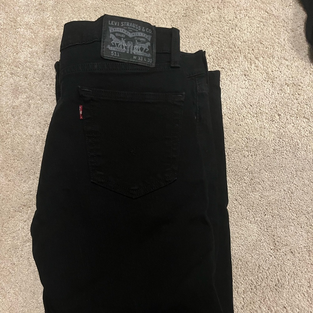 Levi's Men's Slim Black Jeans